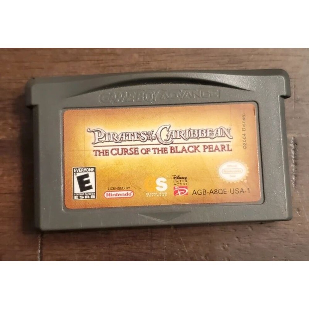 Gameboy Advance Pirates of the Caribbean The Curse of the Black Pearl